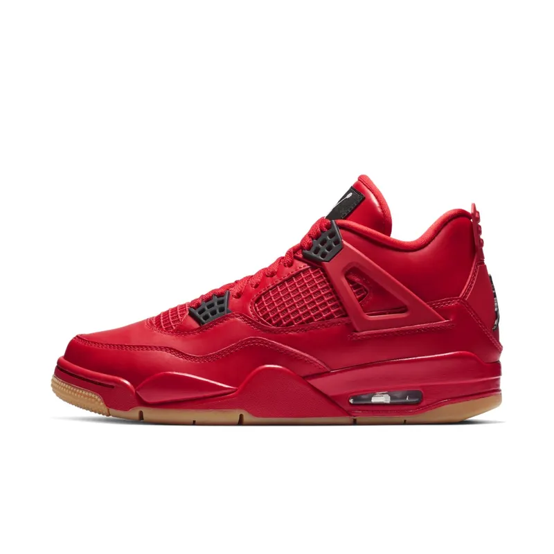 Jordan 4 Retro Fire Red Singles Day 2018 (W) Fire Red/Summit White-Black (AV3914-600)