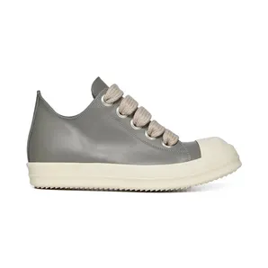 Rick Owens Jumbolace leren “Grey” (RP01F6883LCOW)