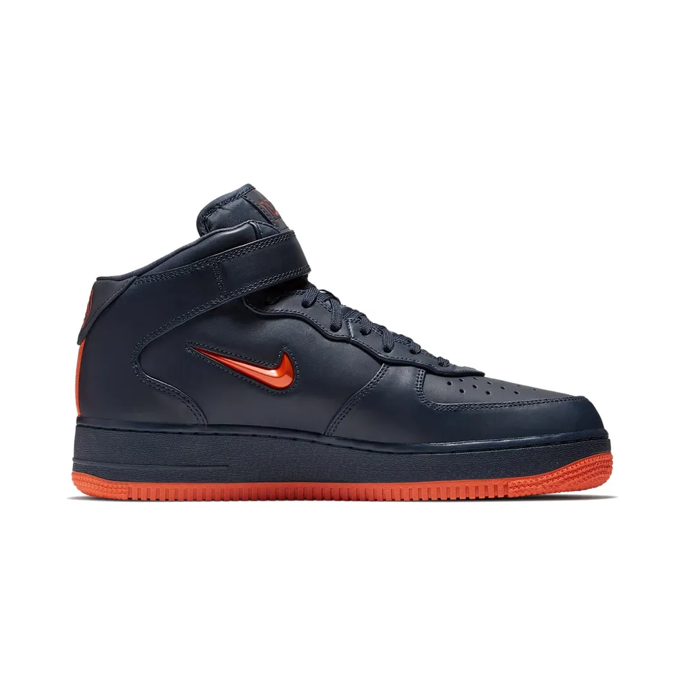 Nike Air Force 1 Mid NYC Obsidian Orange Obsidian/Brilliant Orange (AO1639-400)