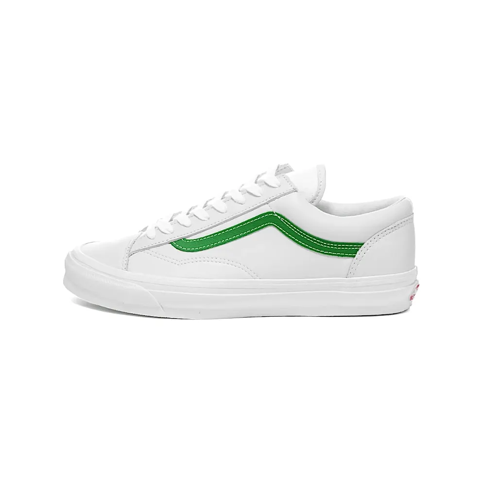 Vans Grey and Green OG Style 36 LX Sneakers (VN0A4BVE21C)