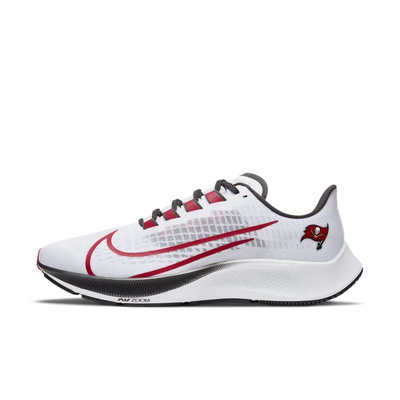 Nike Air Zoom Pegasus 37 Tampa Bay Buccaneers White/Pure Platinum-Deep Pewter-University Red (CZ5439-100)