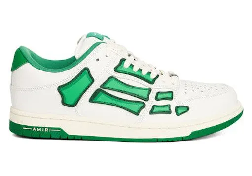 AMIRI Skel Low Top White Green (PS24MFS005-310)
