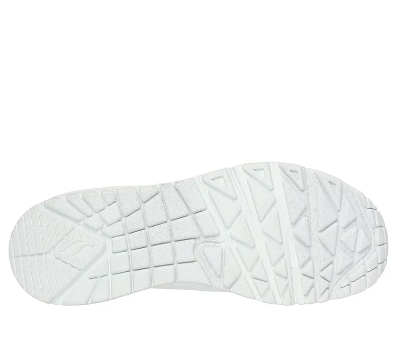 Skechers UNO – Pop Back Sneaker White/Coral