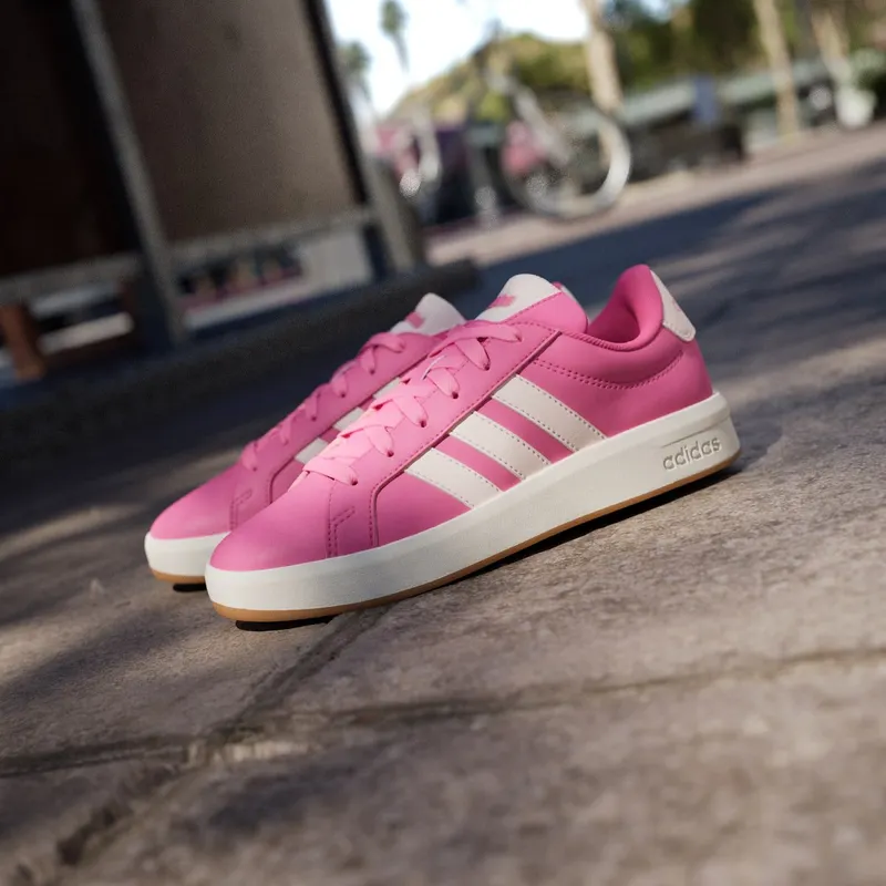 Adidas GRAND COURT 3.0 Shoes JUNIOR Pink Fusion / Wonder Quartz / Off White (HP3529)