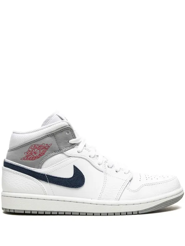 Nike Air Jordan 1 Mid Paris Sneakers – Weiß (DR8038)