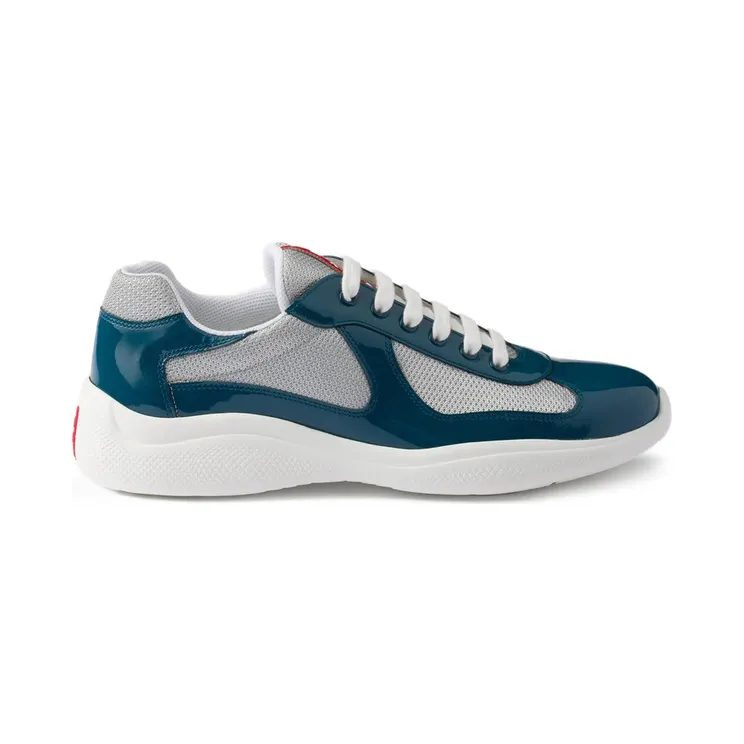 Prada Patent Leather and Technical Fabric America’s Cup “Blue/Grey” (4E3400 F G000 ASZ F0QKD)