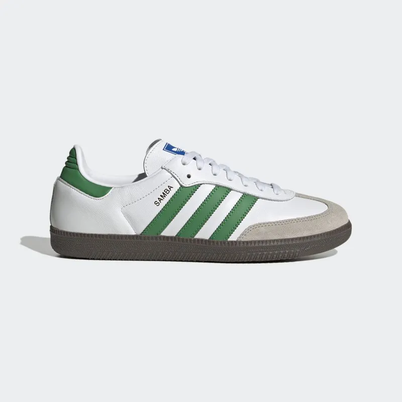 adidas Samba OG White / Green / Gum 5 (IG1024)