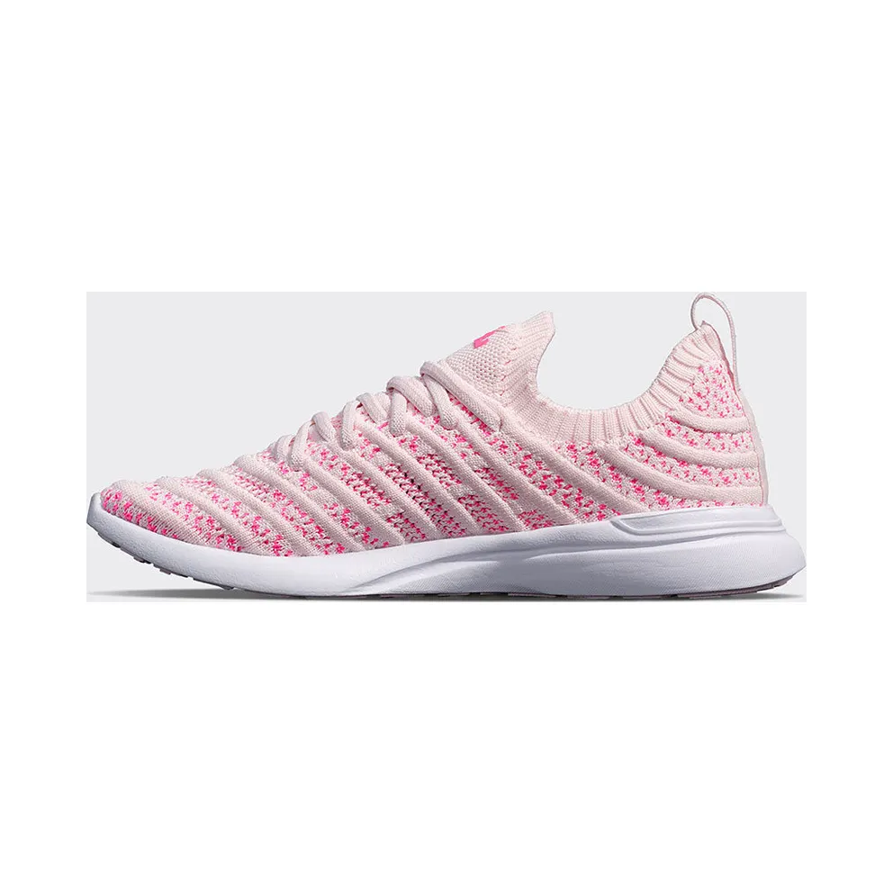 APL TechLoom Wave Bleached Pink / Fusion Pink / White (Unisex)