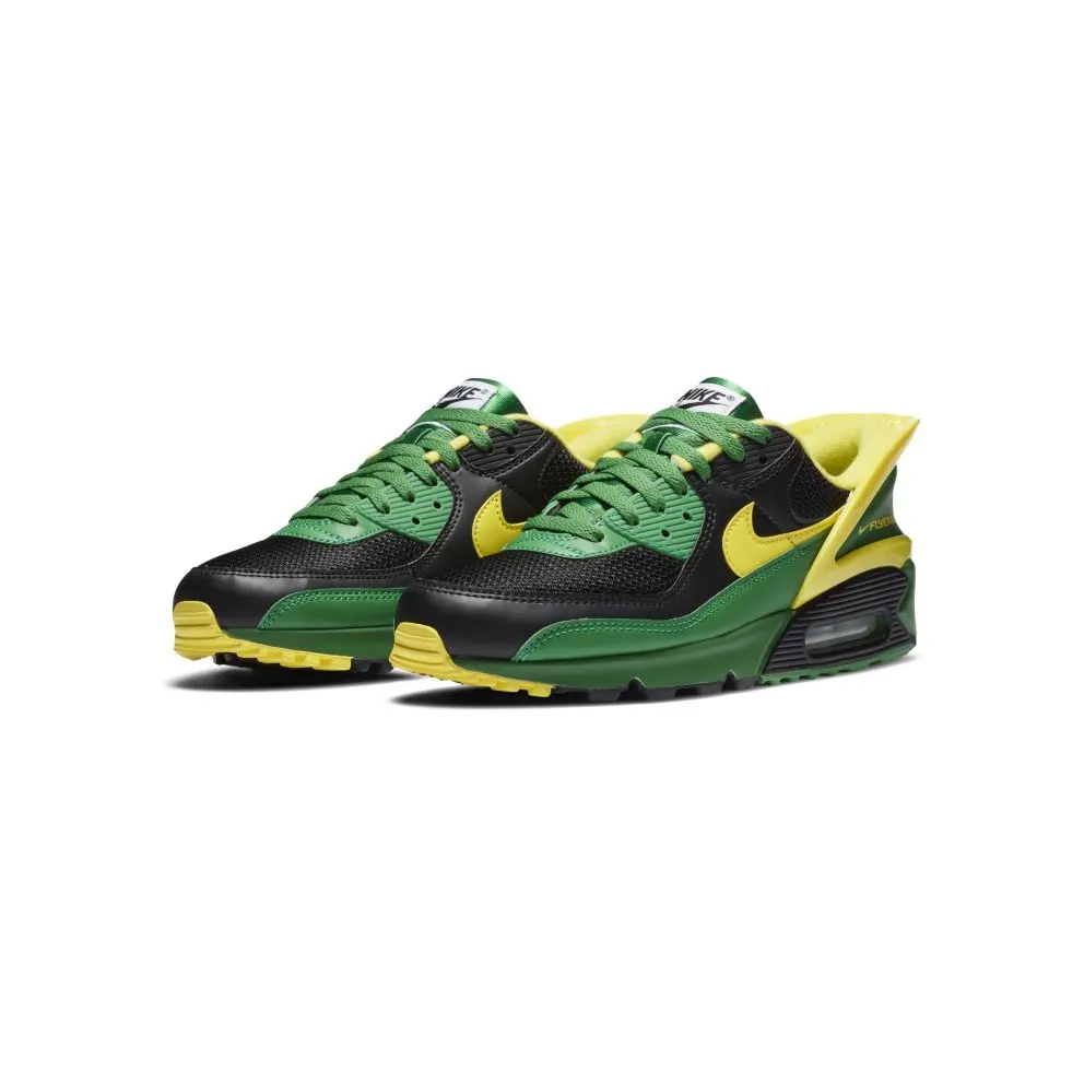 Nike Air Max 90 Flyease Oregon Black/Apple Green-Black-Yellow Strike (CZ4270-001)