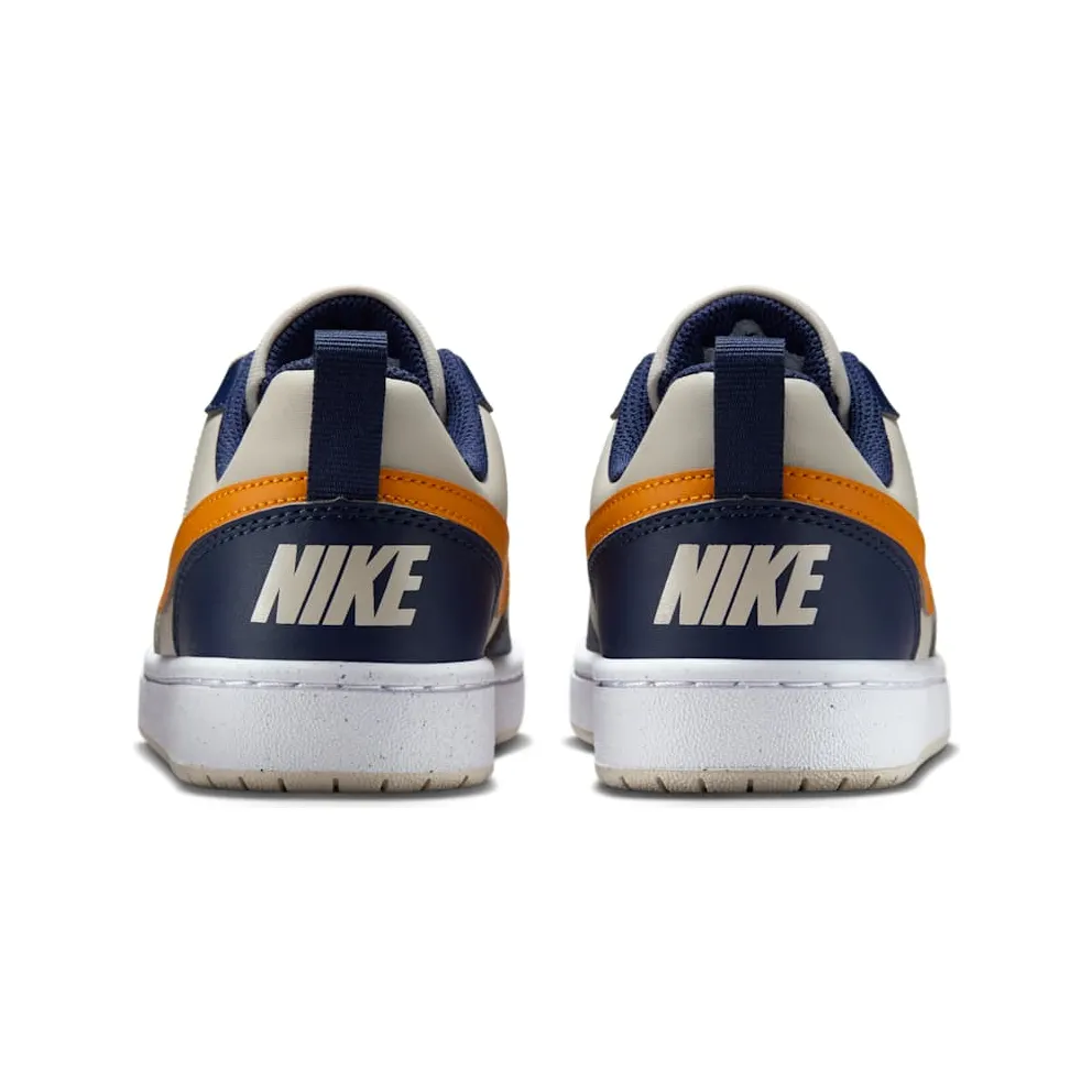 Nike Court Borough Low Recraft Light Orewood Brown Midnight Navy White Orange Peel (DV5456-126)