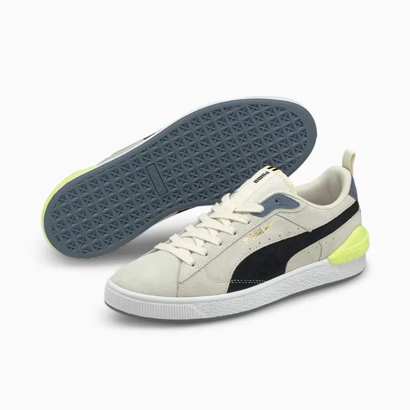 PUMA Suede Bloc Ivory Glow/Black (381183-01)
