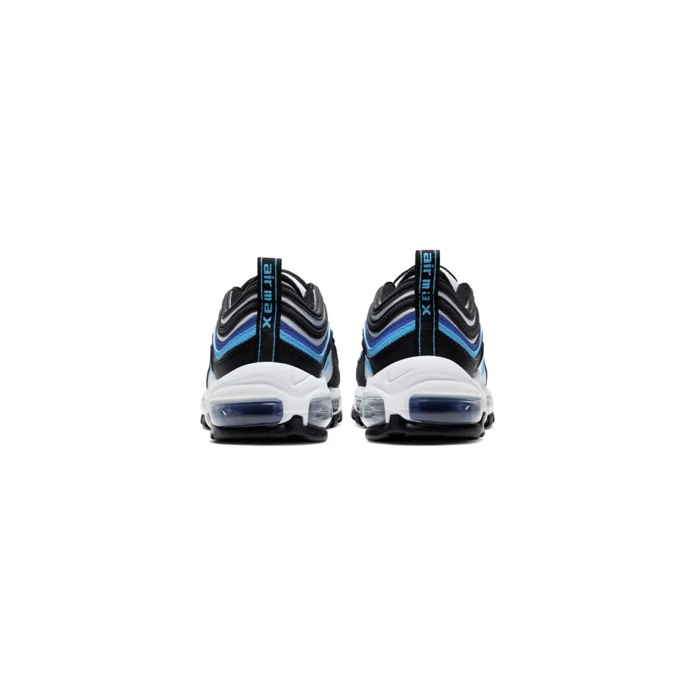 Nike Air Max 97 Black Hyper Blue Oracle Aqua (GS) Black/White-Hyper Blue-Oracle Aqua (921522-019)