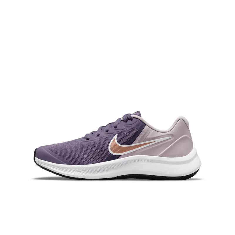 Nike Star Runner 3 Older Kids’ Road Running Purple 50% Sustainable Materials (DA2776-501)