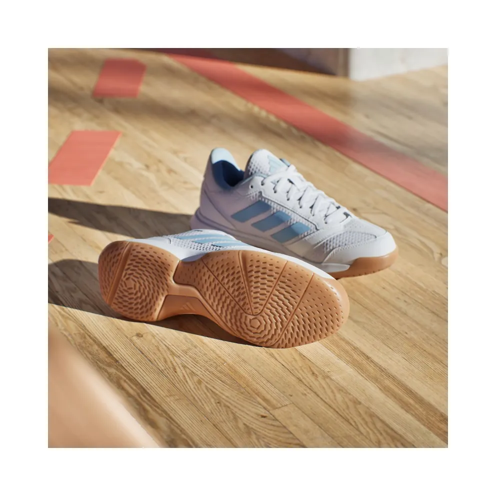 Adidas Ligra 8 Indoor Cloud White / Clear Sky / Gold Metallic (KK2041)