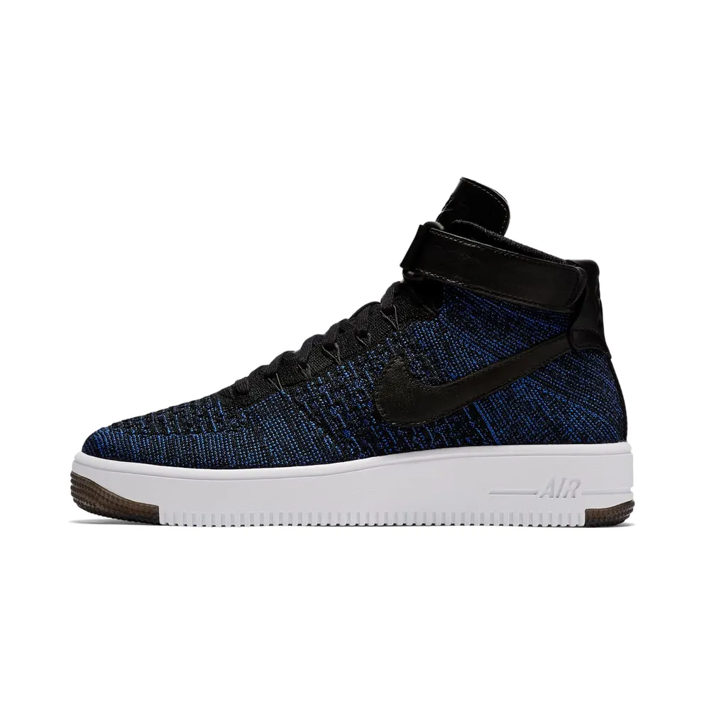 Nike Air Force 1 Ultra Flyknit Mid “Game Royal / White / Black” (817420-400)