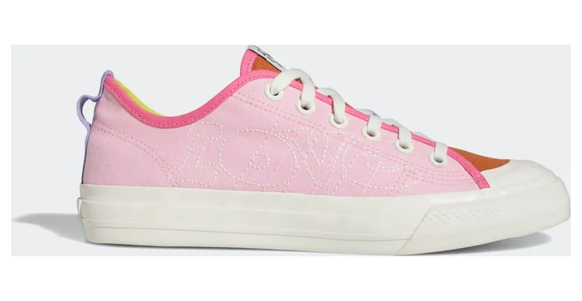 adidas Nizza Pride Schuh Hazy Orange / Off White / Yellow (GW2419)