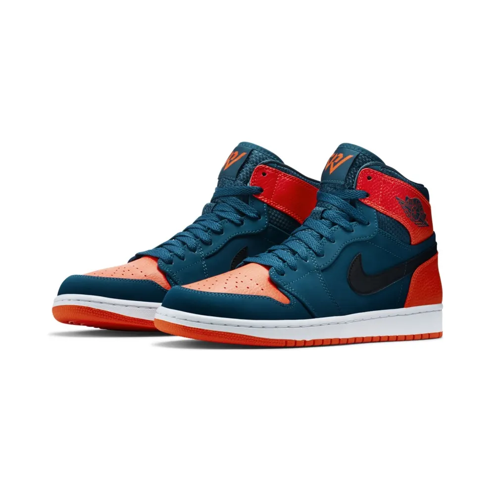 Jordan 1 Retro Russell Westbrook PE Dark Teal/Black-Infrared 23-White (332550-312)