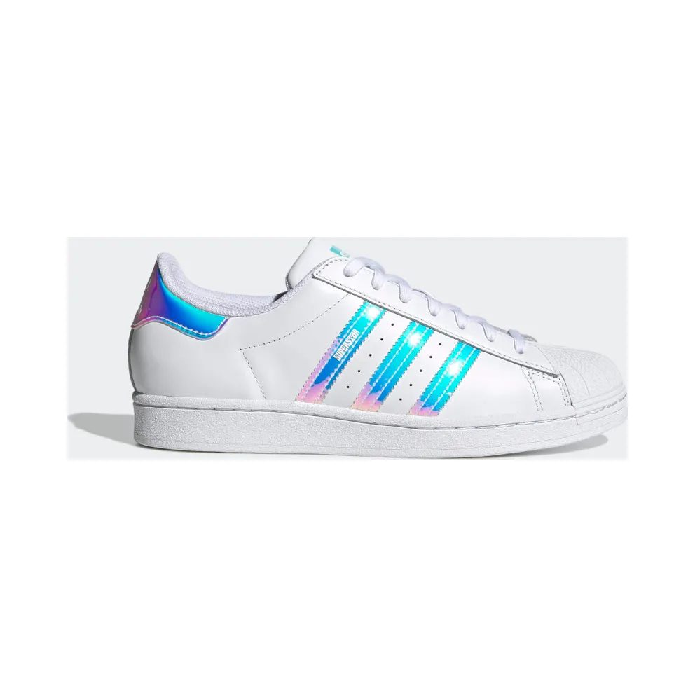 adidas Superstar Schuh Cloud White / Pulse Aqua / Pink Tint (GX3386)