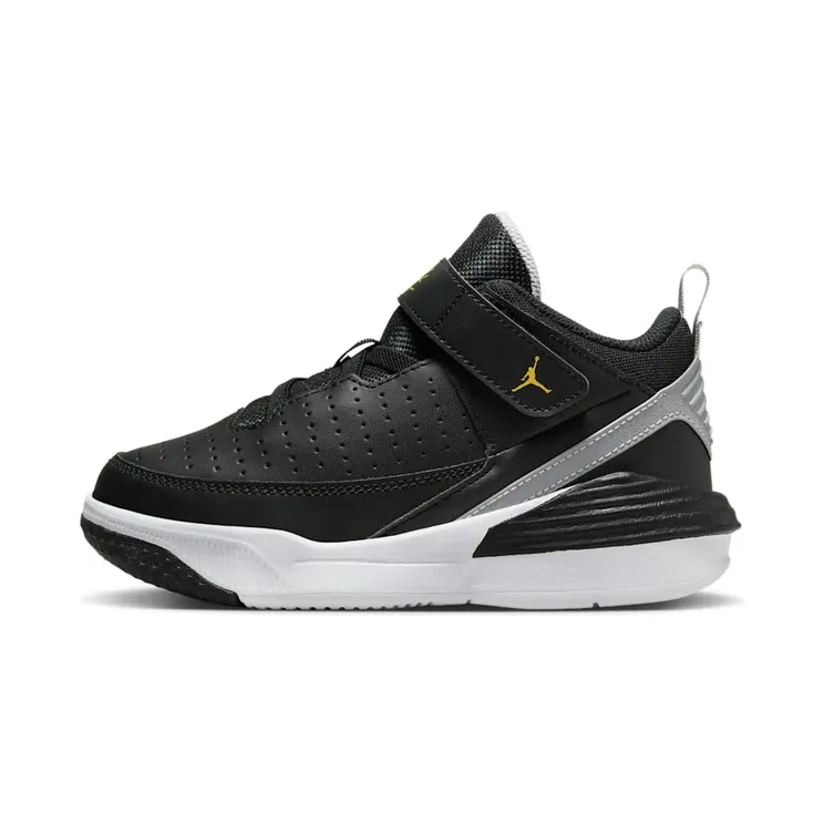 Jordan Max Aura 5 “Black / White / Wolf Grey / Metallic Gold” (DZ4354-017)