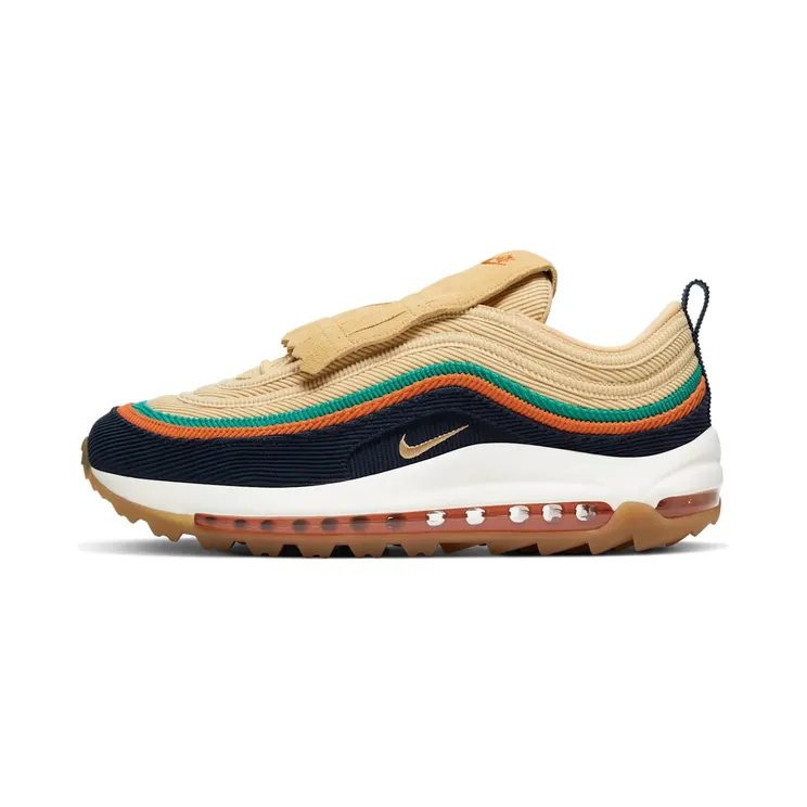 Nike Air Max 97 Golf NRG “Obsidian / Starfish / Neptune Green / Celestial Gold” (CJ0563-400)