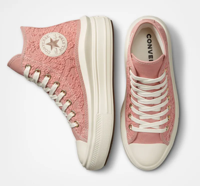 Converse Chuck Taylor All Star Move Platform Daisy Cord Canyon Dusk/rust Pink/egret