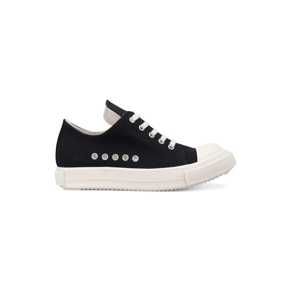 Rick Owens DRKSHDW Extreme Low Sneakers Black Milk (DS01F4822-DOEH4-911)
