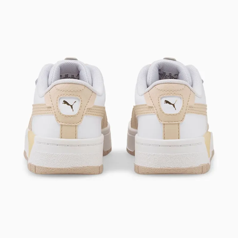 PUMA Cali Dream Lth Kids’ White/Shifting Sand (385675-01)