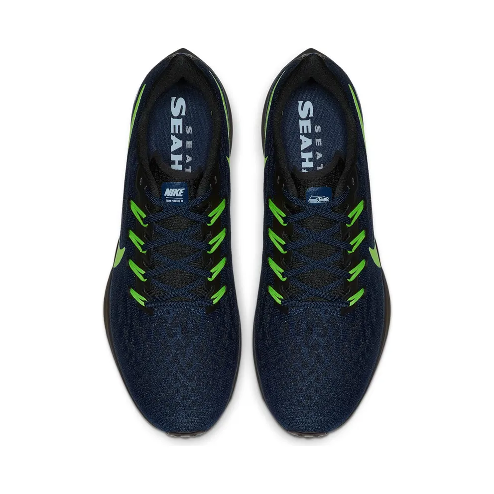 Nike Air Zoom Pegasus 36 Seattle Seahawks College Navy/Black-Action Green (CI1947-400)