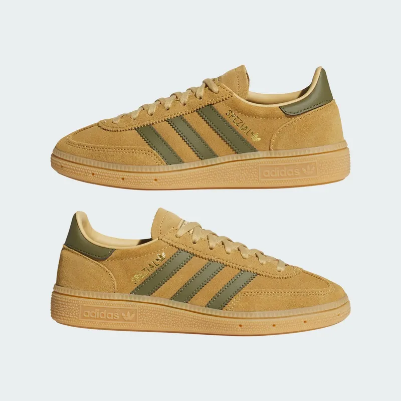 adidas Handball Spezial Golden Beige Focus Olive (JP8018)