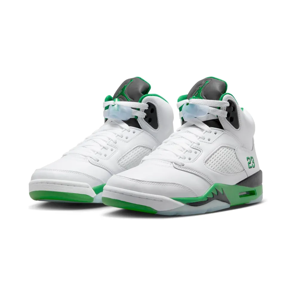 Air Jordan 5 Retro ‘Lucky Green’ White/Black/Ice Blue/Lucky Green (DD9336-103)