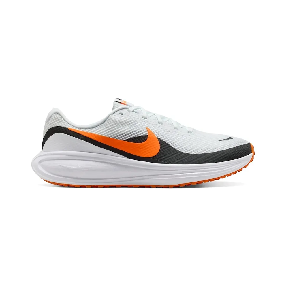 Nike Revolution 8 White Black Total Orange (HJ9198-106)