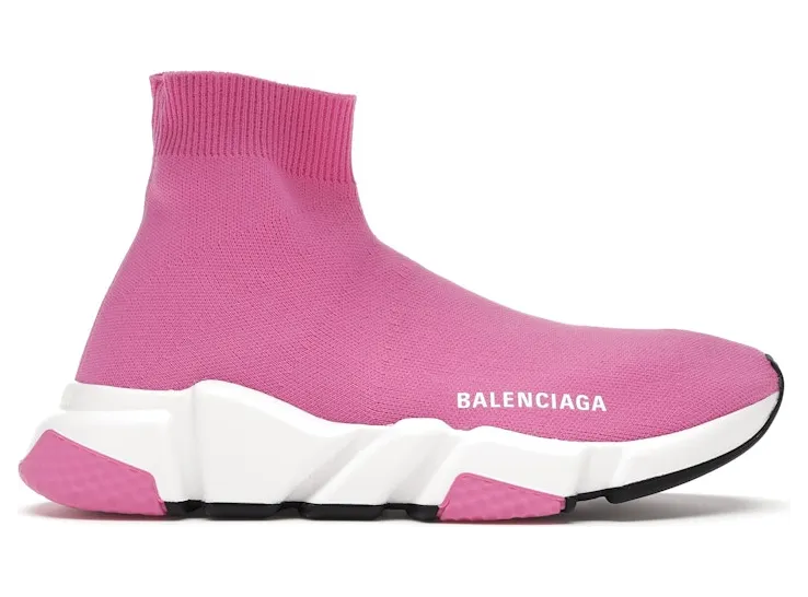 Balenciaga Speed Trainers Mid Pink White (W)