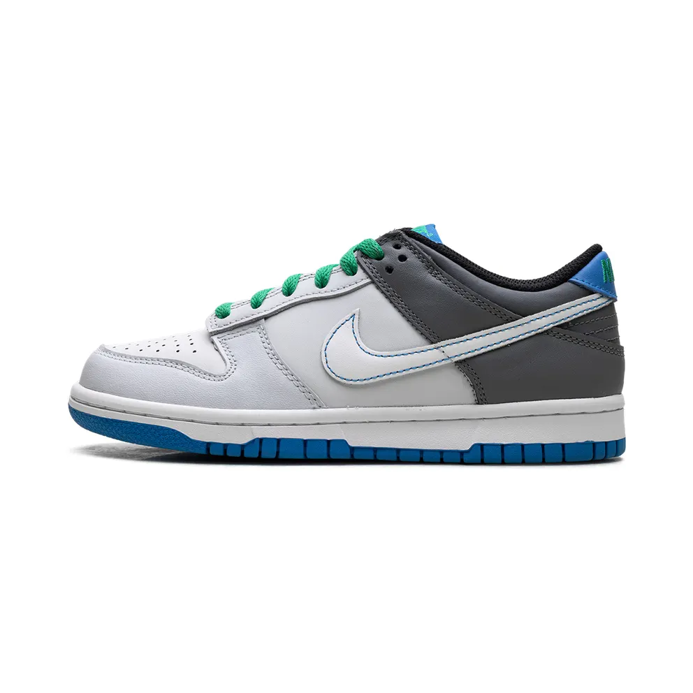Nike DUNK LOW Grade School “PURE PLATINUM PHOTO BLUE” (DH9765-004)