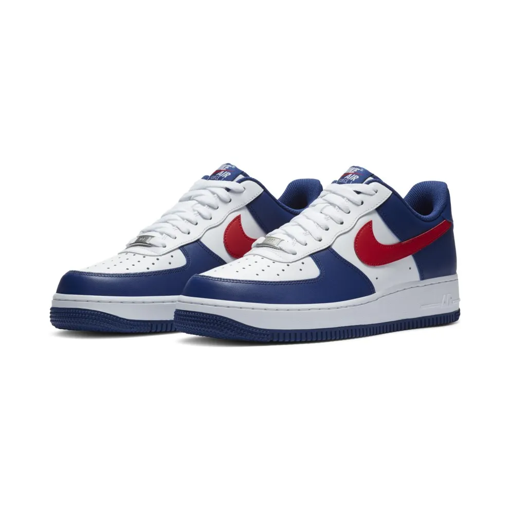 Nike Air Force 1 Low USA (2020) White/Varsity Red-Sport Royal (CZ9164-100)