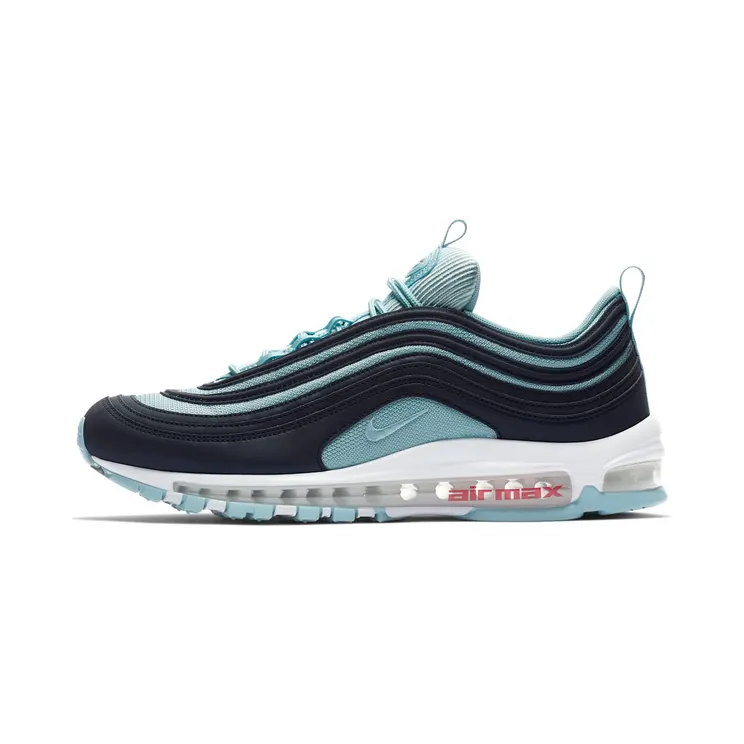 Nike Air Max 97 Premium “Dark Obsidian / University Red / White / Ocean Bliss” (AV7025-400)
