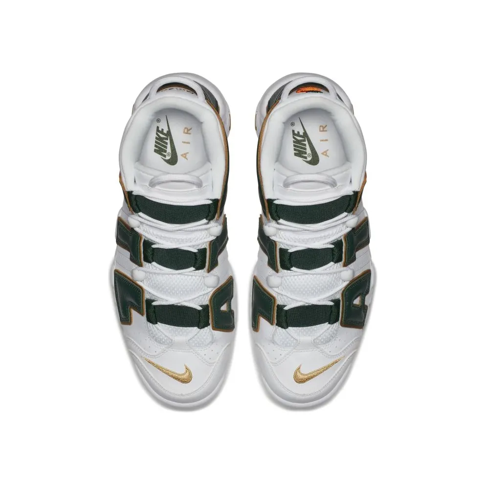 Nike Air More Uptempo Atlanta White/Gorge Green-Metallic Gold (AJ3139-100)
