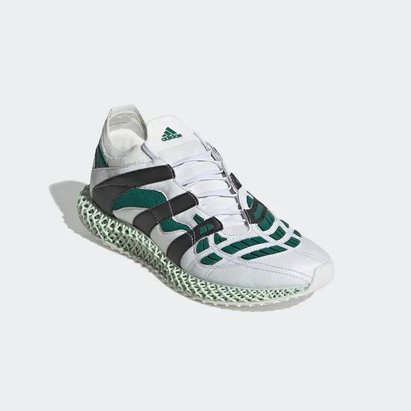 adidas Predator Accelerator 4D EQT Sports Shoes Crystal White / Core Black / Sub Green (GX0223)