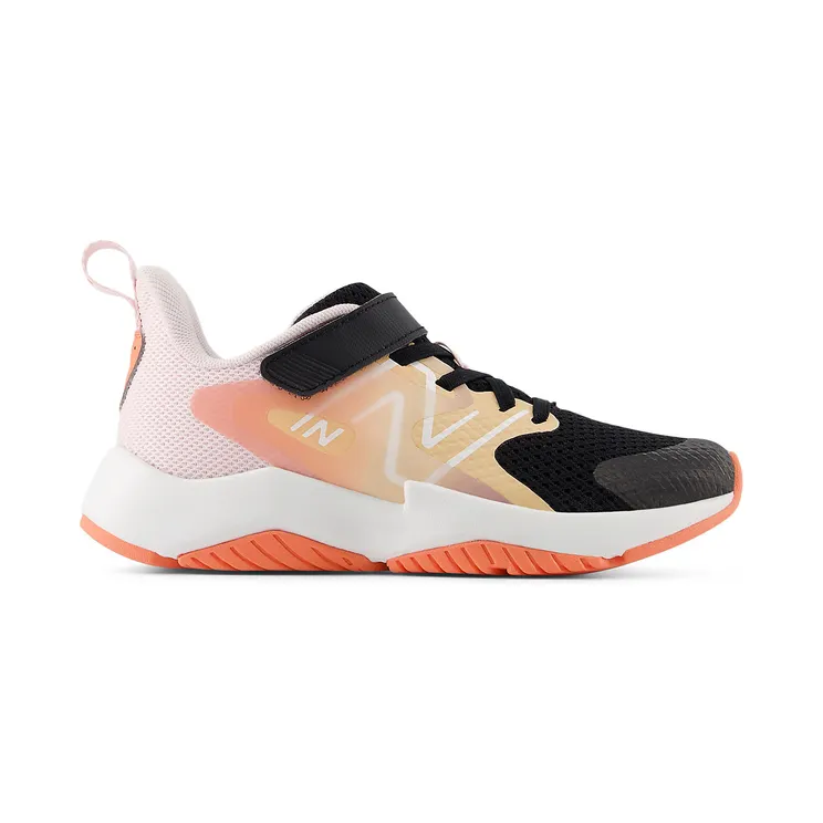 New Balance Rave Run v2 Bungee Lace Black Flare Rose Sugar (YTRAVF2)
