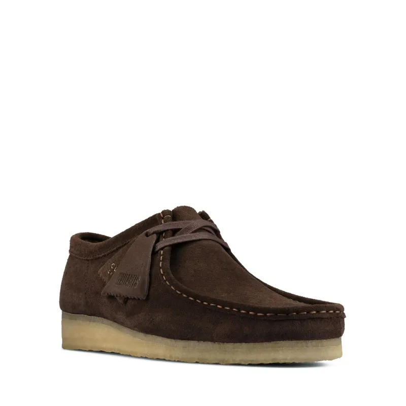Clarks Originals Wallabee Dark Brown Suede (26156606)