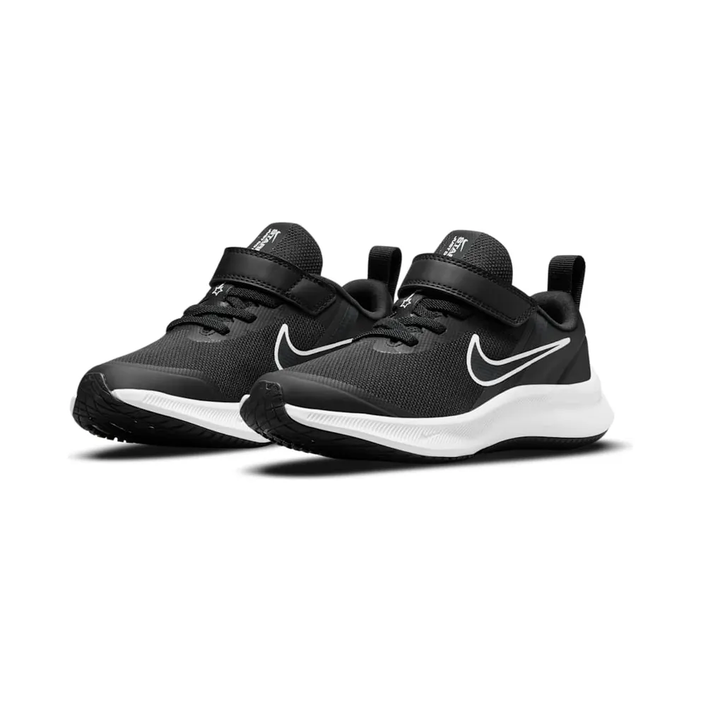 Nike Star Runner 3 Younger Kids’ Black 50% Sustainable Materials (DA2777-003)