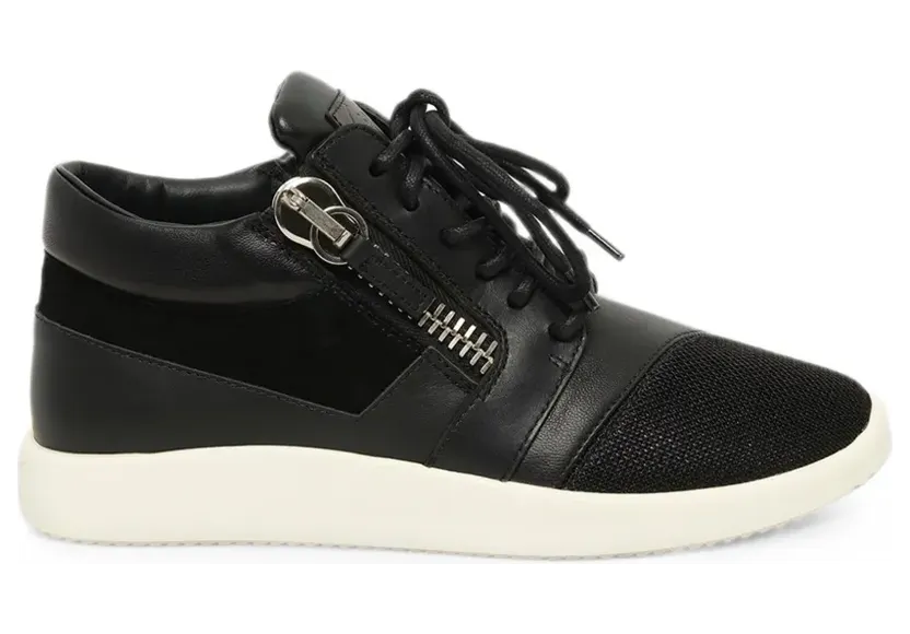 Giuseppe Zanotti Megatron Sneakers mit Reißverschluss – Schwarz (RS6128)