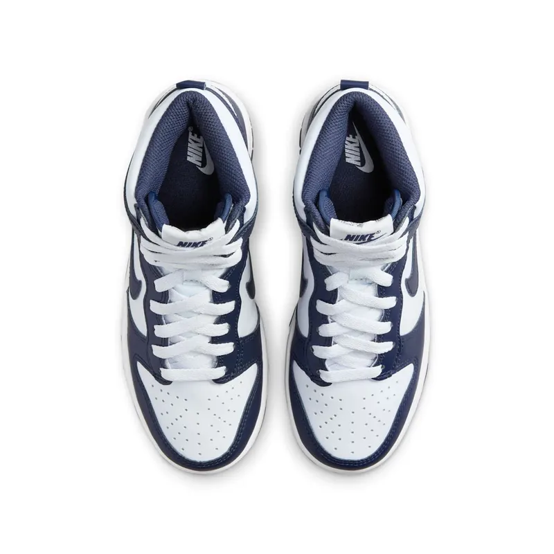 Nike Dunk High Football Grey Midnight Navy (GS) – “Football Grey / White / Midnight Navy” (DB2179-008)