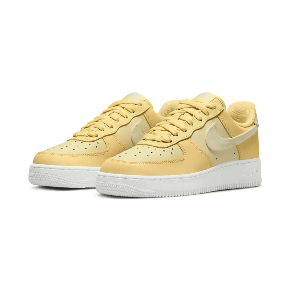 Nike Air Force 1 Cross Stitch Lemon Yellow “Lemon Drop / Summit White / Coconut Milk” (DJ9945-700)
