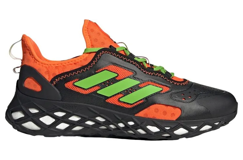 adidas Web Boost Core Black Team Semi Sol Green2 Impact Orange (IF5282)