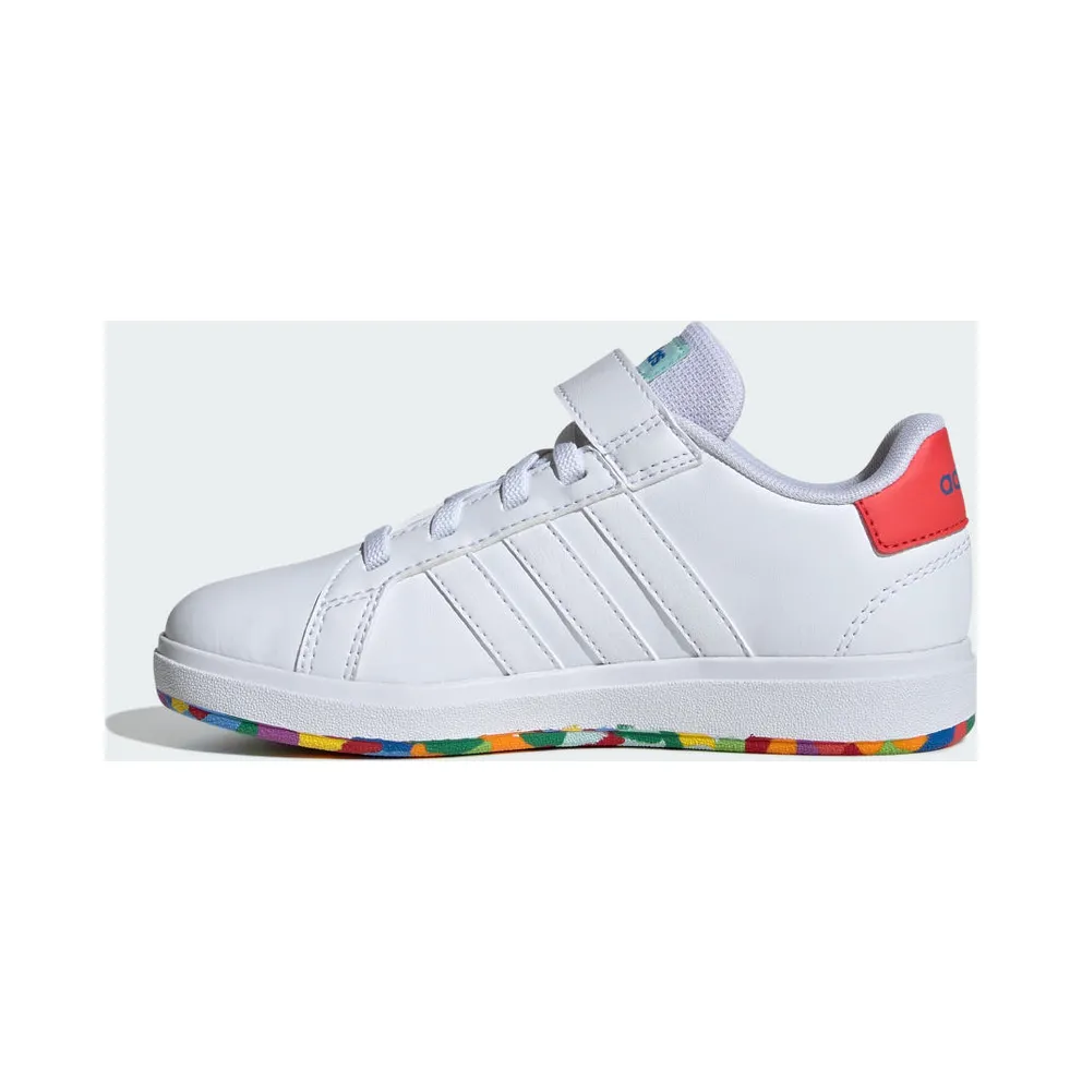 Adidas Grand Court 2.0 Kids Cloud White / Cloud White / Bright Red (ID0737)