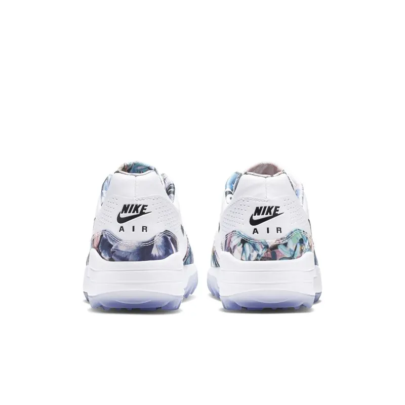 Nike Air Max 1 Golf Tropical Floral (W) White/Purple Dawn-Black (BV0658-100)