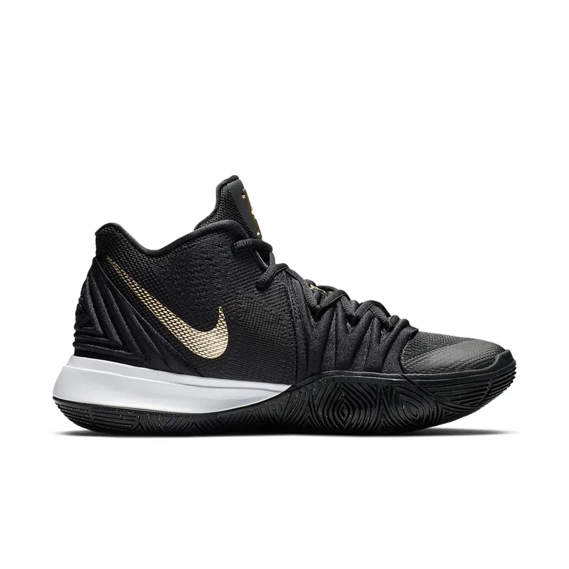 Nike Kyrie 5 Black Metallic Gold Black/Metallic Gold-White (AO2918-007)