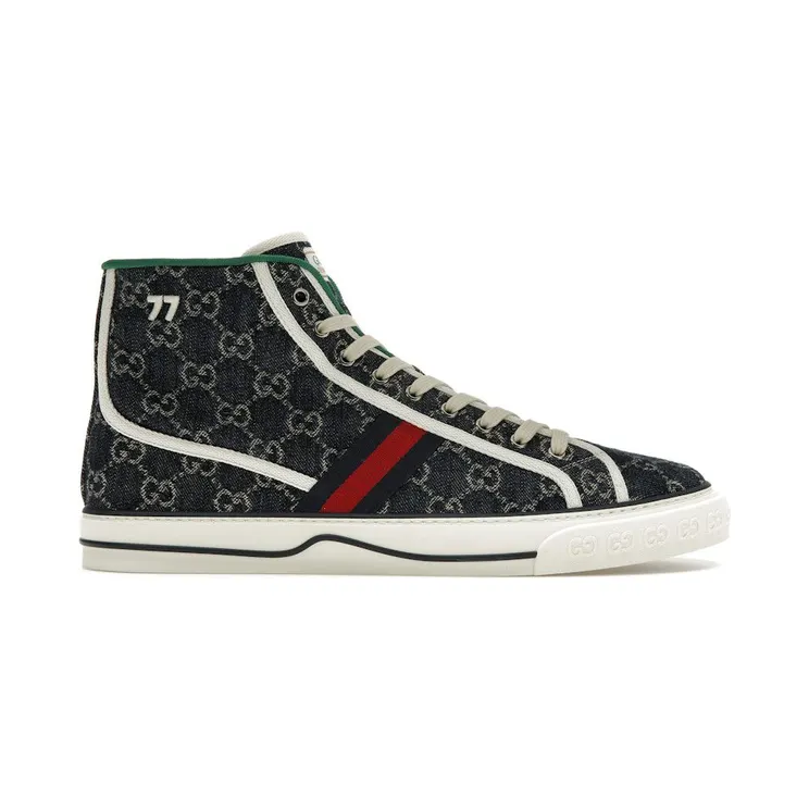 Gucci Tennis 1977 High Top Blue (6258072KQ904464)
