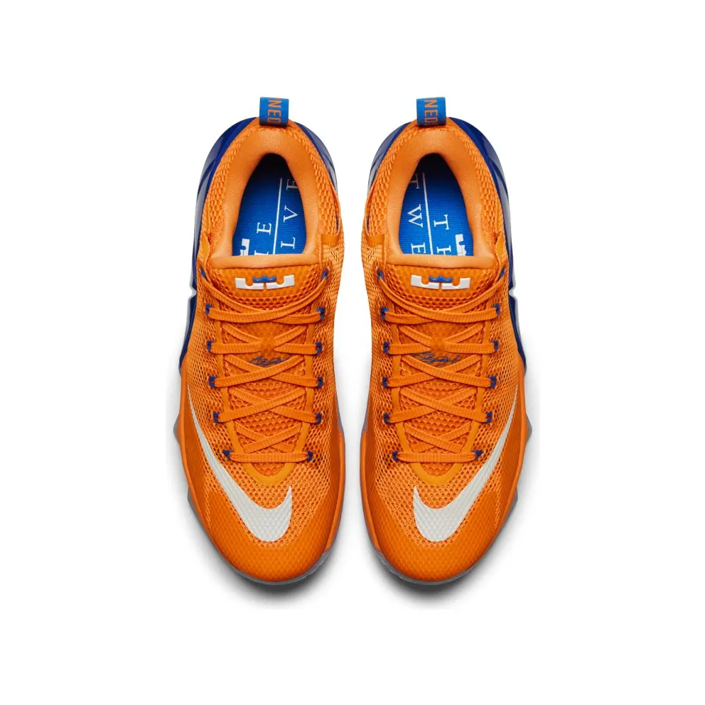Nike LeBron 12 Low Cavs Classic Bright Citrus/White-Total Orange-Soar (724557-838)
