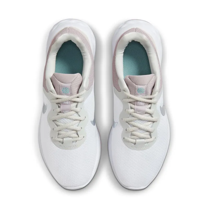 Nike Revolution 6 Next Nature Premium Road Running White 50% Sustainable Materials (DC9007-111)